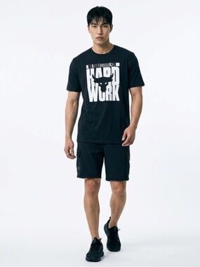 Under Armour Project Rock 'No Substitute For Hard Work' Graphic T-Shirt XL Black